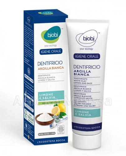 BJOBJ Cytrynowa pasta do zębów z białą glinką i szałwią - 75 ml - Apteka internetowa Melissa