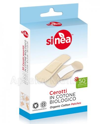 SINEA Plastry z opatrunkiem ze 100% bawełny organicznej - 50 szt. - Apteka internetowa Melissa