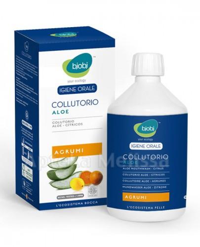 BJOBJ Płyn do płukania ust z wyciągiem z aloesu i olejkami z owoców cytrusowych - 500 ml - Apteka internetowa Melissa