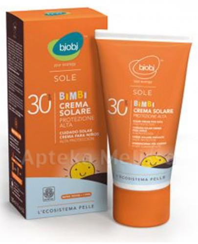 BJOBJ SOLE BIMBI Krem bezzapachowy do opalania dla dzieci SPF30 - 125 ml - Apteka internetowa Melissa