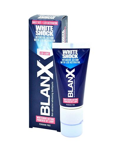  BLANX WHITE SHOCK Pasta do zębów + Blanx Led - 50 ml - Apteka internetowa Melissa  