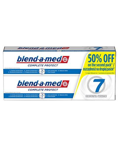 Blend-a-med Pasta do zębów Complete Protect 7 Krystaliczna biel - 2x100 ml - cena, opinie, skład - Apteka internetowa Melissa