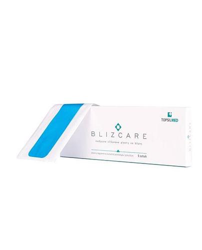 Blizcare Medyczne silikonowe plastry na blizny 5 cm x 25 cm - 5 szt. Data ważności 2021.08.27 - Apteka internetowa Melissa