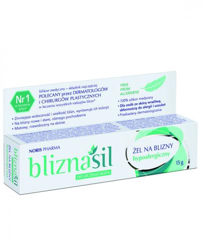BLIZNASIL Żel na blizny hypoalergiczny - 15 g - Apteka internetowa Melissa