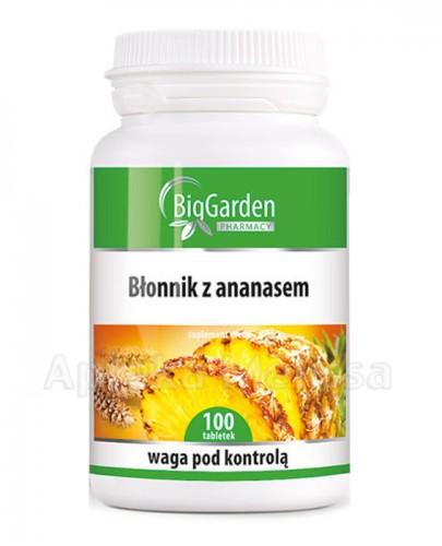 BIGGARDEN Błonnik z ananasem - 100 tabl. (BIOGARDEN) - Apteka internetowa Melissa