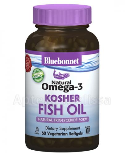  BLUEBONNET NUTRITION Natural Omega-3 Kosher Fish Oil, naturalne źródło EPA,DHA,DPA, - 60 kaps. - Apteka internetowa Melissa  