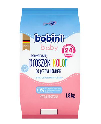  BOBINI BABY Hipoalergiczny proszek kolor do prania pieluszek i ubranek dziecięcych i niemowlęcych - 1,8 kg - Apteka internetowa Melissa  