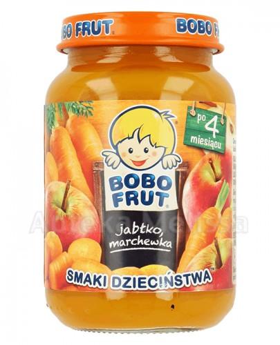 BOBO FRUT Deserek jabłko i marchewka po 4 m-cu - 185g - Apteka internetowa Melissa