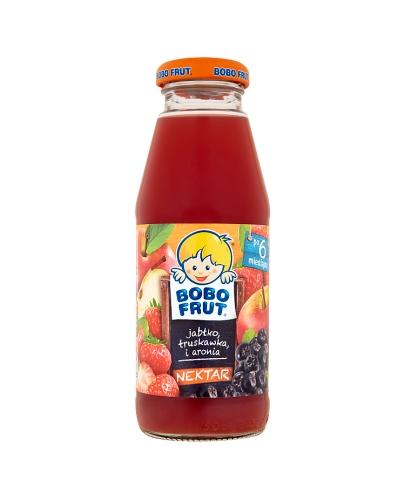 BOBO FRUT Nektar jabłko, truskawka i aronia po 6 m-cu - 300 ml - Apteka internetowa Melissa