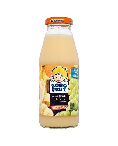 BOBO FRUT Nektar winogrona i banan po 4 m-cu - 300 ml + Torba Bobo Frut - Apteka internetowa Melissa