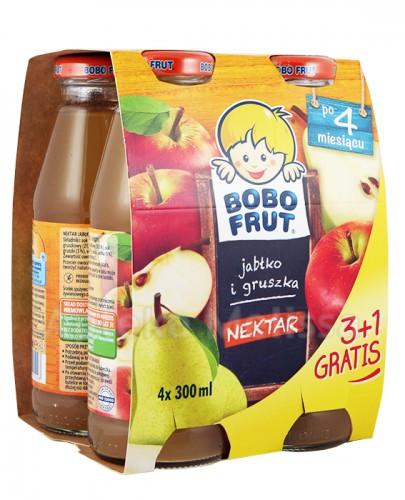 BOBO FRUT Nektar jabłko i gruszka po 4 miesiącu - 4 x 300 ml PROMOCJA 4 w cenie 3 - Apteka internetowa Melissa