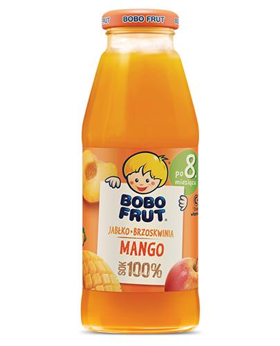  Bobo Frut Sok jabłko, brzoskwinia, mango po 8 miesiącu - 300 ml - cena, opinie, skład - Apteka internetowa Melissa  