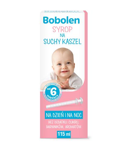 BOBOLEN Syrop na suchy kaszel - 115 ml - cena, opinie, wskazania - Apteka internetowa Melissa