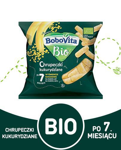  BoboVita Bio Chrupeczki kukurydziane wyśmienicie bananowe po 7 m-cu - 20 g - cena, opinie, właściwości - Apteka internetowa Melissa  