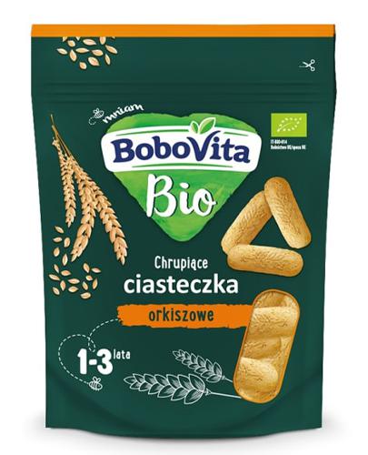  BoboVita Bio chrupiące ciasteczka orkiszowe, 150 g, cena, opinie, wskazania - Apteka internetowa Melissa  