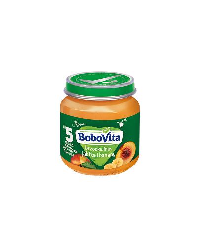BOBOVITA Brzoskwinie, jabłka i banany - 125 g - Apteka internetowa Melissa