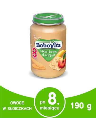 BOBOVITA Jabłka i banany z biszkoptem po 8 m-cu - 190 g - Apteka internetowa Melissa