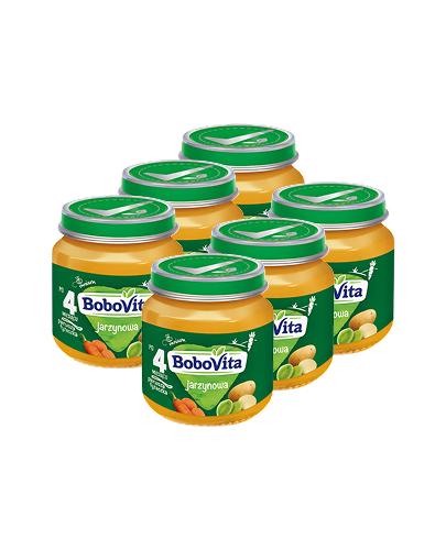BOBOVITA Jarzynowa po 4 m-cu - 6 x 125 g - cena, opinie, właściwości - Apteka internetowa Melissa