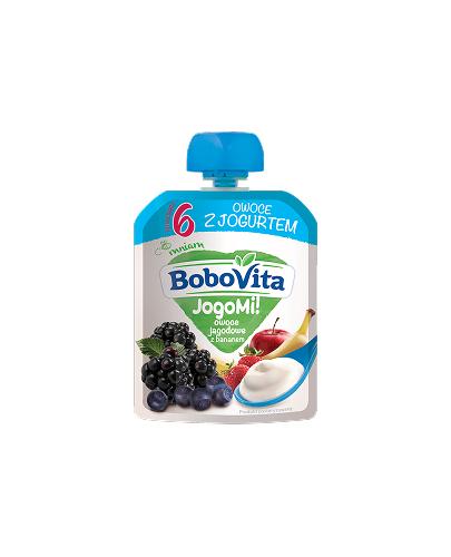 BOBOVITA JOGOMI! Deserek owocowo-mleczny, owoce jagodowe z bananem - 80 g