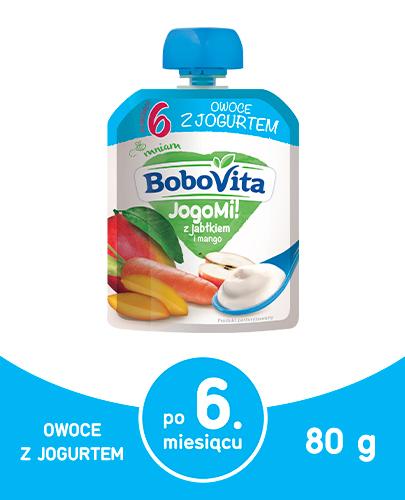 BOBOVITA JOGOMI! Deserek owocowo-mleczny z jabłkiem i mango - 80 g Data ważności: 2020.01.31 - Apteka internetowa Melissa