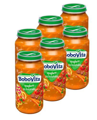 BOBOVITA JUNIOR Spaghetti po bolońsku 1-3 lata - 6 x 250 g - cena, opinie - Apteka internetowa Melissa