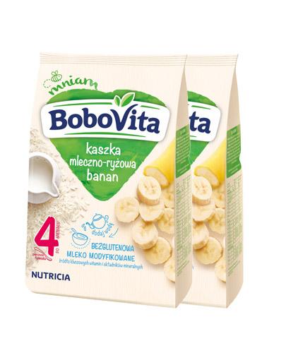  BOBOVITA Kaszka mleczno-ryżowa o smaku bananowym po 4 m-cu - 2 x 230 g - Apteka internetowa Melissa  