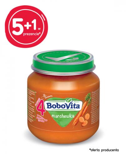 BOBOVITA Marchewka po 4 m-cu - 6 x 125 g - cena, opinie - Apteka internetowa Melissa