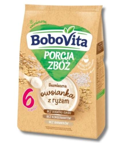 BoboVita, Porcja Zbóż, Bezmleczna owsianka z ryżem, po 6. miesiącu, 170 g