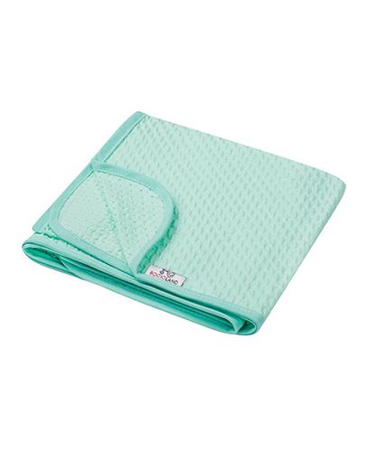 BOCIOLAND Bawełniany kocyk 90x80cm, miętowy - 1 szt. - Apteka internetowa Melissa