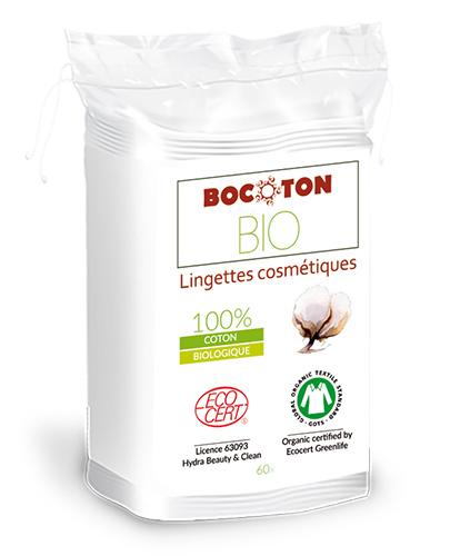 Bocoton Bio Bawełniane Ręczniki kosmetyczne, 60 sztuk - Drogeria Melissa