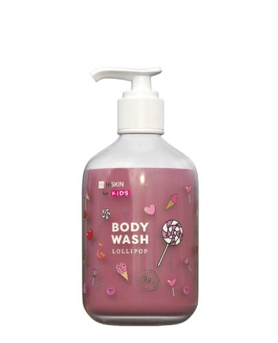  Hiskin Kids Różowy płyn do mycia ciała dla dzieci Lollipop, 400 ml - Apteka internetowa Melissa  