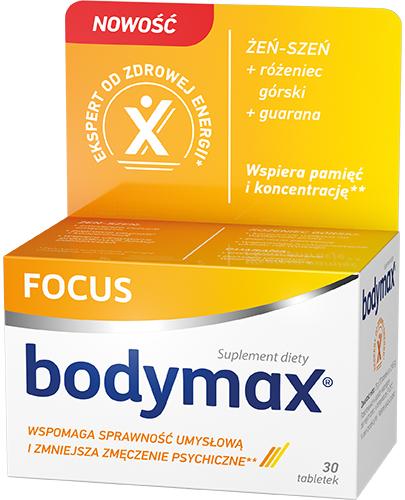  Bodymax Focus - 30 tabl. Na pamieć i koncentrację - cena, opinie, wskazania  - Apteka internetowa Melissa  