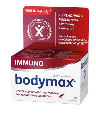 Bodymax Immuno - 60 tabl. Na wsparcie odporności - cena, opinie, właściwości - Apteka internetowa Melissa