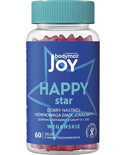  Bodymax Joy Happy Star Dobry Nastrój Żelki o smaku truskawkowym, 60 szt., cena, opinie, dawkowanie - Apteka internetowa Melissa  