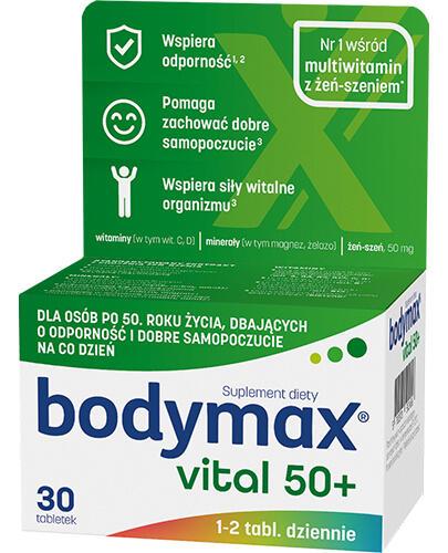  Bodymax Vital 50 +, 30 tabl., cena, opinie, dawkowanie - Apteka internetowa Melissa  