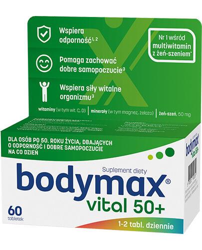  Bodymax Vital 50+, 60 tabletek, cena, opinie, dawkowanie - Apteka internetowa Melissa  