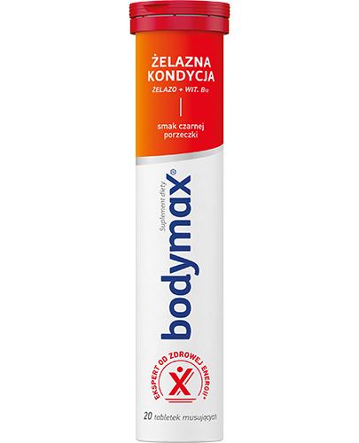 Bodymax Żelazna kondycja - 20 tabl. mus. Na niedobory żelaza - cena, opinie, właściwości - Apteka internetowa Melissa