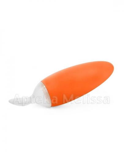 BOON SQUIRT Łyżeczka z zasobnikiem Orange - 1 szt. - Apteka internetowa Melissa