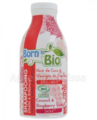  BORN TO BIO SHINE&VITALITY Szampon wzmacniający z olejem kokosowym - 300 ml - Apteka internetowa Melissa  