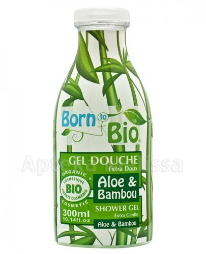 BORN TO BIO Żel pod prysznic aloes & bambus - 300 ml - Apteka internetowa Melissa