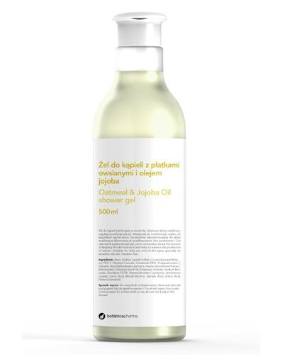 Botanicapharma Żel do kąpieli z płatkami owsianymi i olejem jojoba - 500 ml Do skóry suchej - cena, opinie, stosowanie