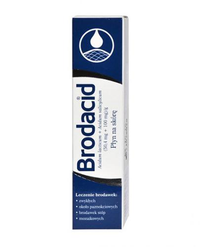 Brodacid (50,4 mg + 100 mg)/g, płyn na skórę, 8 g