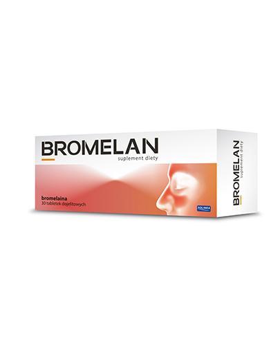 BROMELAN (SINUZYM), 30 tabl. na zatoki, opinie, stosowanie, ulotka - Apteka internetowa Melissa