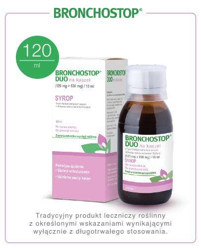 Bronchostop Duo syrop na kaszel suchy - 120 ml - cena, opinie, dawkowanie - Apteka internetowa Melissa