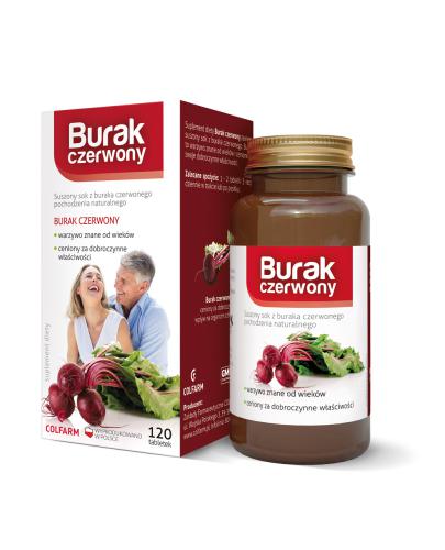 BURAK CZERWONY - 120 tabl. - Drogeria Melissa