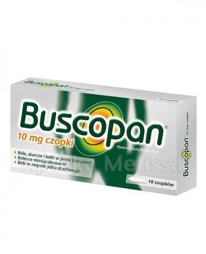  BUSCOPAN 10 mg, preparat rozkurczowy, 10 czop. cena, dawkowanie, opinie  - Apteka internetowa Melissa  