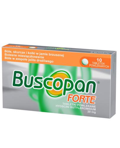 BUSCOPAN FORTE 20 mg - lek rozkurczowy - 10 tabl. - cena, stosowanie, opinie - Apteka internetowa Melissa