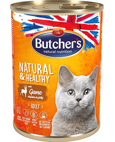  Butcher's Natural & Healthy Karma dla kota z dziczyzną w galarecie - 400 g - cena, opinie, składniki - Apteka internetowa Melissa  