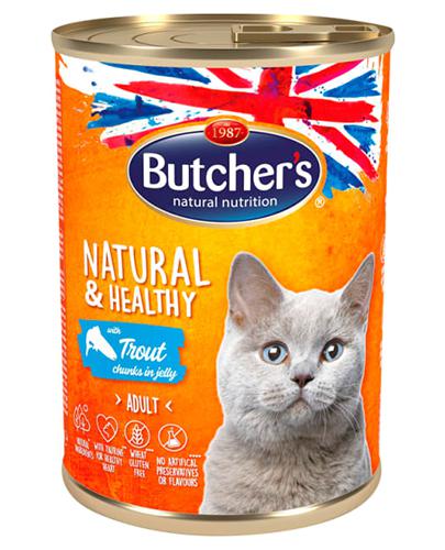  Butcher's Natural & Healthy Karma dla kota z pstrągiem w galarecie - 400 g - cena, opinie, stosowanie - Apteka internetowa Melissa  