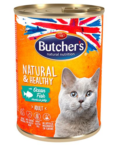  Butcher's Natural & Healthy Karma Dla Kotów z rybą morską w galarecie - 400 g - cena, opinie, stosowanie - Apteka internetowa Melissa  